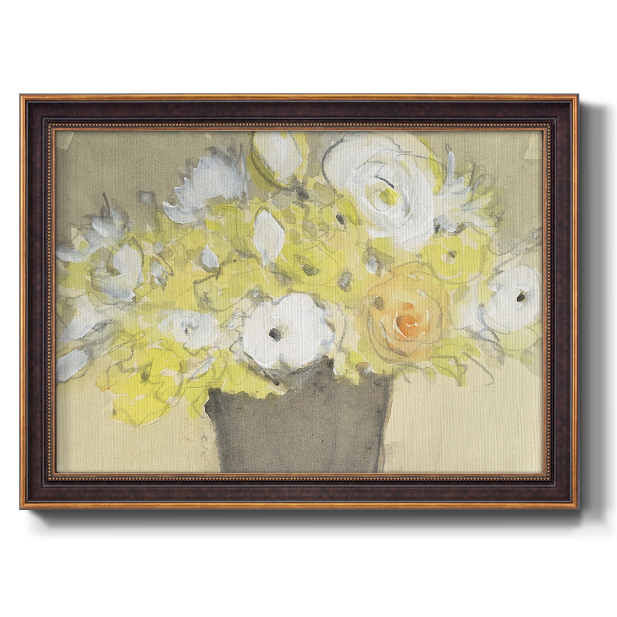 Table Bouquet II Premium Framed Canvas- Ready to Hang