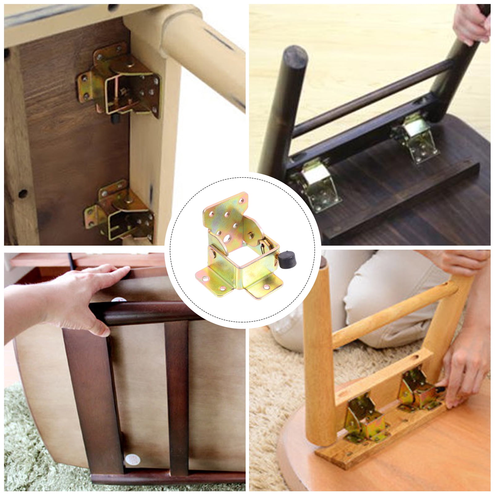 Table Bracket Hinges Extension Chair Hinge Leg Foldable Hinges Wrought