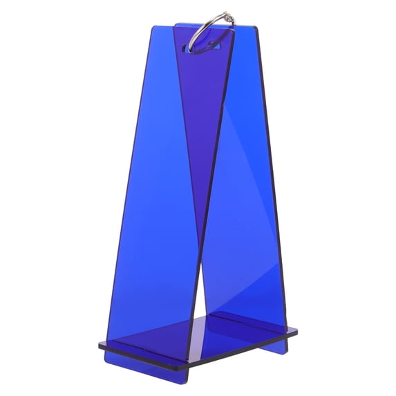 GARVALON Calendar Display Rack Acrylic Blue for Teacher 1Pcs 7.27X3 ...