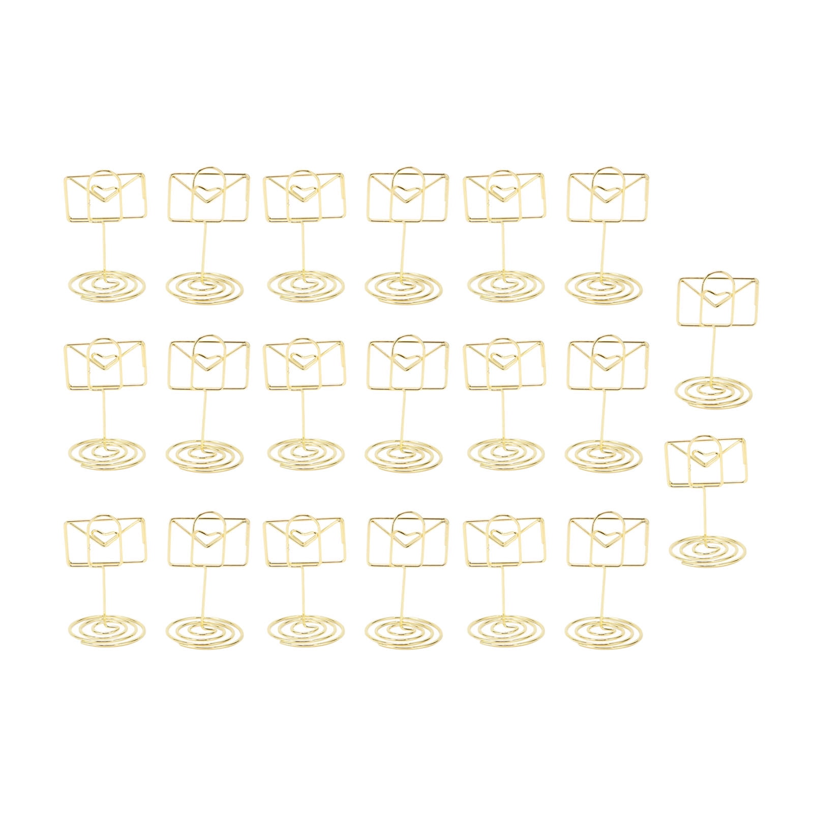 Table Card Holders, Gold Place Card Holder Cute Stable Base Plating