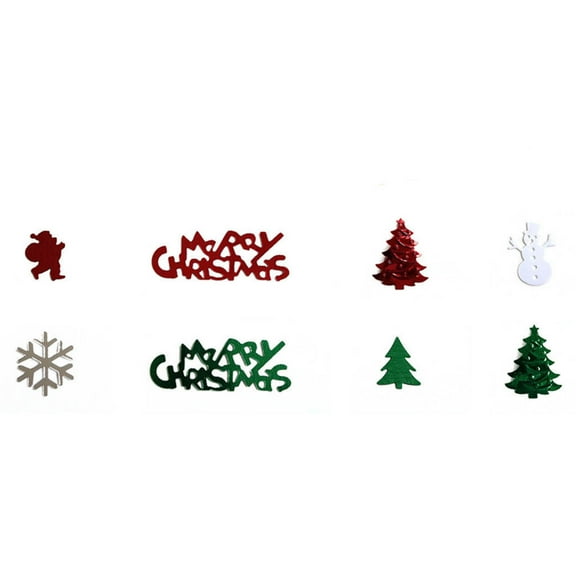 Table Christmas Tree Polyester and Cottons Blends Christmas Themed Confetti Glitter Decorative Paper