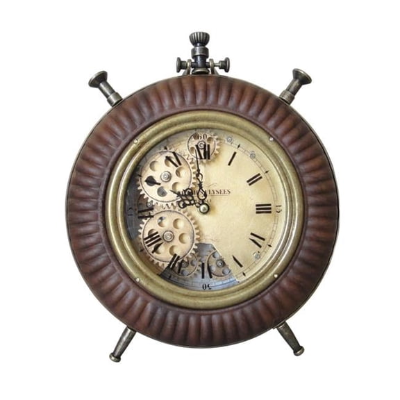 Table Clock, Brown