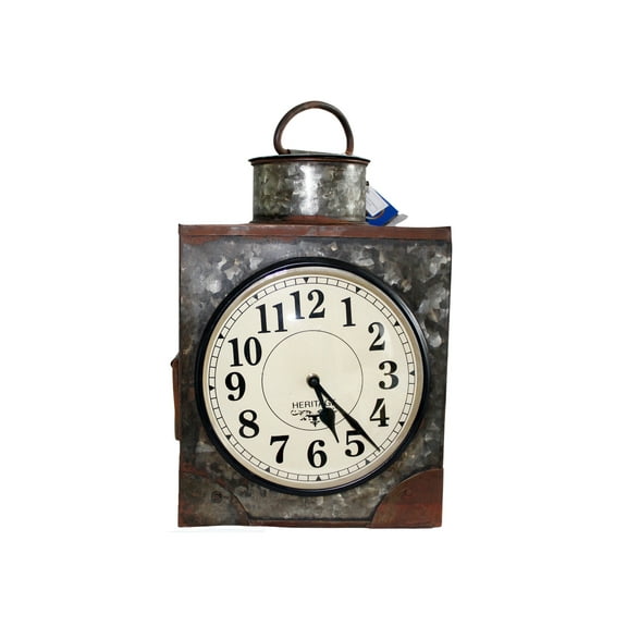 Table Clock from Recycled Iron Container