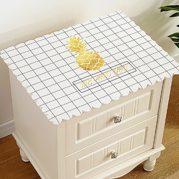 Table Cloth,Bedside Table Cover Cloth Drum Washing Machine Cover Towel Waterpoof Sunscreen Refrigerator Dst Cover