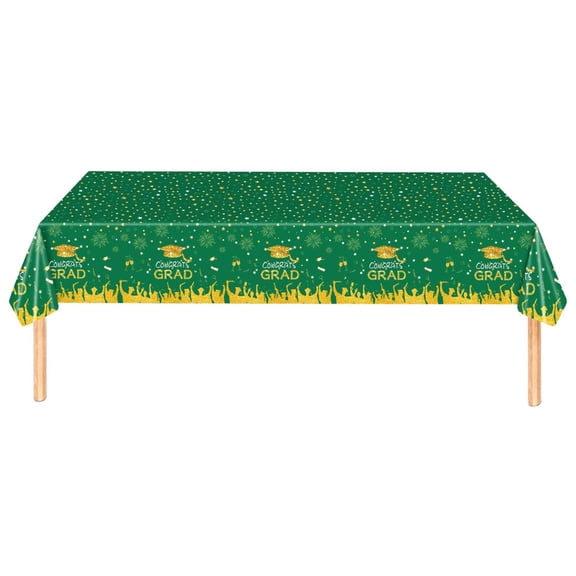 Table Cloth,New Season Of Graduation Table Cloth Gold Adult First Year Graduation Party Table Cloth Table Cloth Disposable Party Decoration Table Cloth