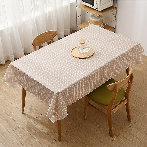 Table Cloth,Plastic Checkered Tablecloth Red And White Picnic Disposable Table Cover Rectangular Gingham Tablecover For Birthdays Carnivals Parties