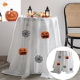 thumbnail image 1 of Table Cloth Polyester Antependium Halloween Party Tablecloth Pumpkin Spider Web 100 * 150, 1 of 9