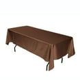 thumbnail image 1 of Table Cloth Polyester Antependium Tablecloth 147 * 259Cm In Coffee Color, 1 of 9