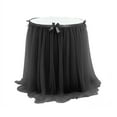 thumbnail image 1 of Table Cloth Polyester Antependium Wedding,Birthday Party,Dessert Table Decoration,Mesh Table Skirt,Black S, 1 of 1