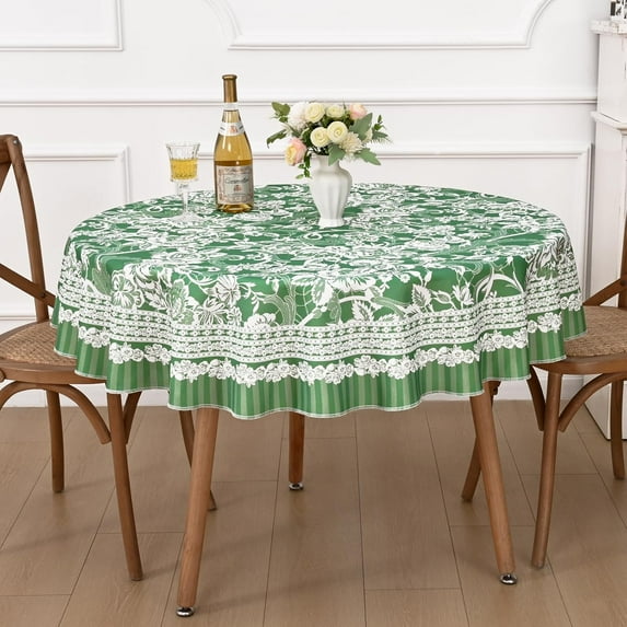 Table Cloth Rectangle Table, Yellow Floral Tablecloth Rectangular, Waterproof Spring Summer Outdoor Tablecloth Heavy Duty for Dining Buffet Wedding Camping, 60x86