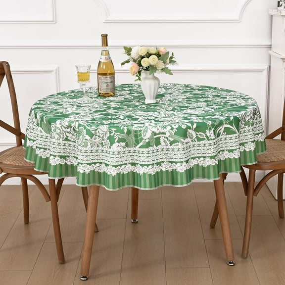 Table Cloth Rectangle Table, Yellow Floral Tablecloth Rectangular, Waterproof Spring Summer Outdoor Tablecloth Heavy Duty for Dining Buffet Wedding Camping, 60x86