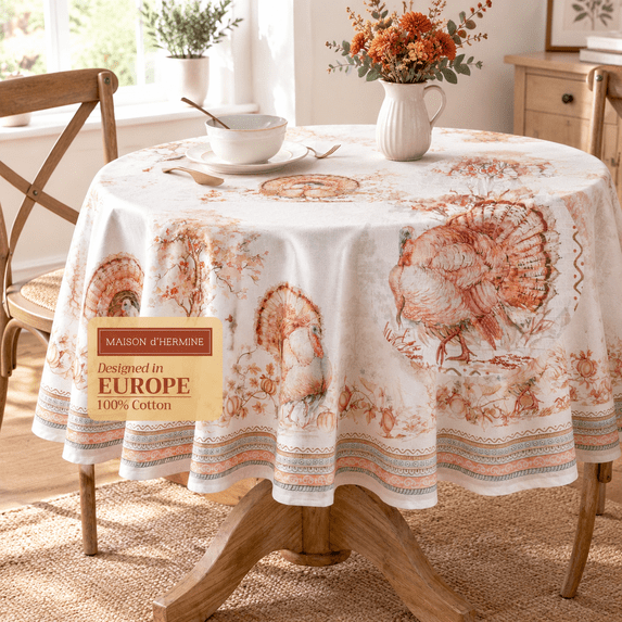 Table Cloth Round Reusableton 69