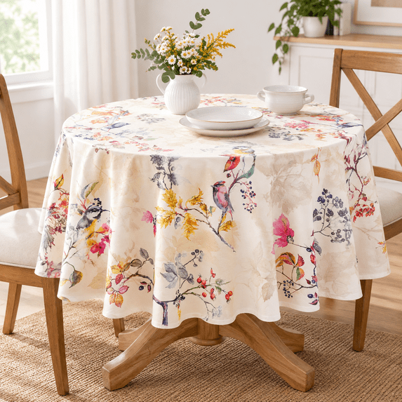 Table Cloth Round Reusableton 69
