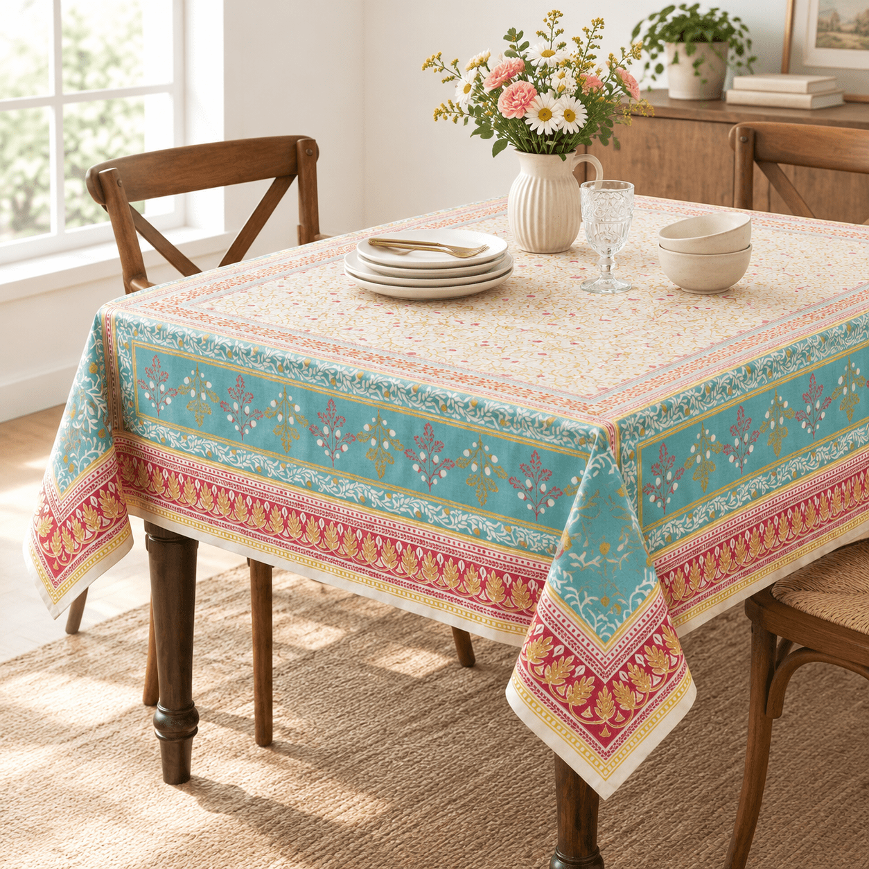 Table Cloth Square Reusableton 54