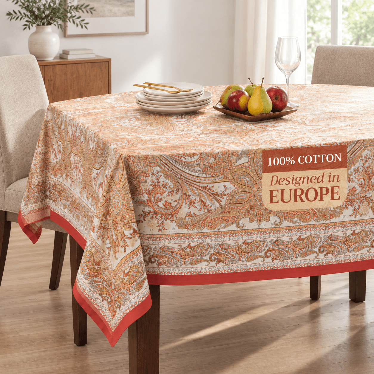Table Cloth Square Reusableton 54