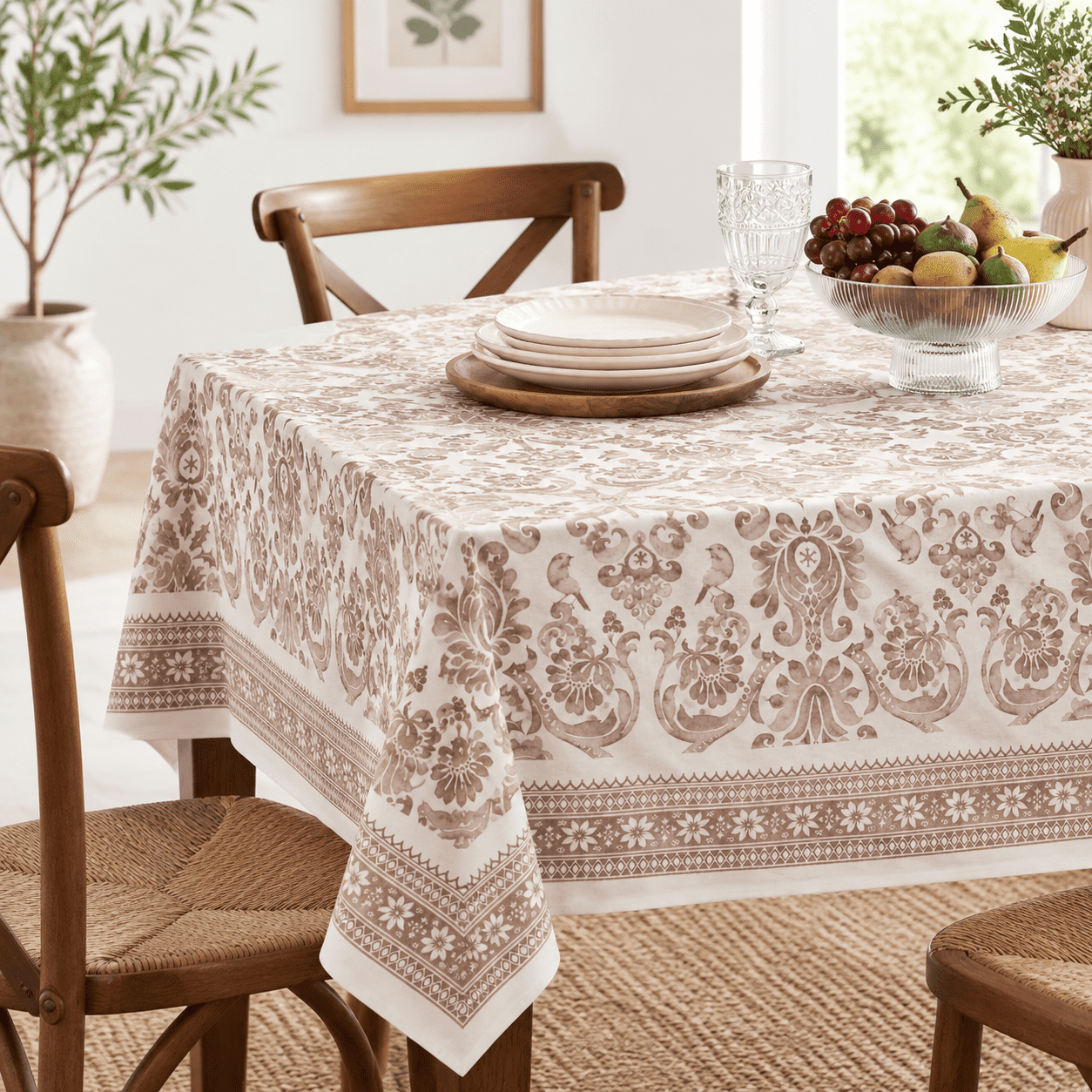 Table Cloth Square Reusableton 60