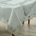 thumbnail image 1 of Table Cloth for Dining Table, Gray Table Linen, 60x120 inches Rectangle - The Creola Collection - Home Decor, 1 of 6