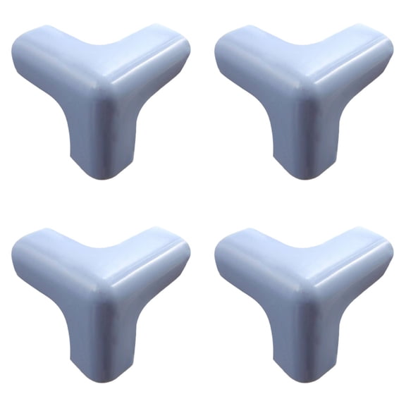 Table Corner Protector Guards 4PCS Silicone Anti Collision Guards - Self Adhesive Bumpers for Furniture Desks Tables and Range Hood, Shock Absorbing Edge Guards for Home Office and Child Safety