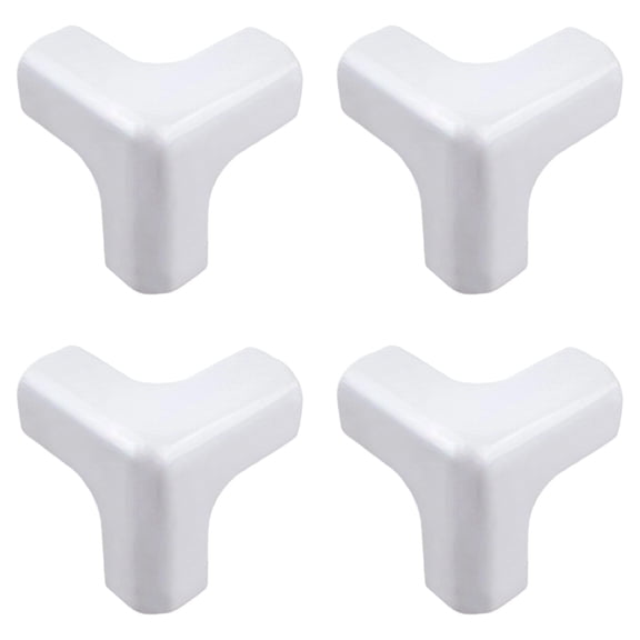 Table Corner Protector Guards 4PCS Silicone Anti Collision Guards - Self Adhesive Bumpers for Furniture Desks Tables and Range Hood, Shock Absorbing Edge Guards for Home Office and Child Safety