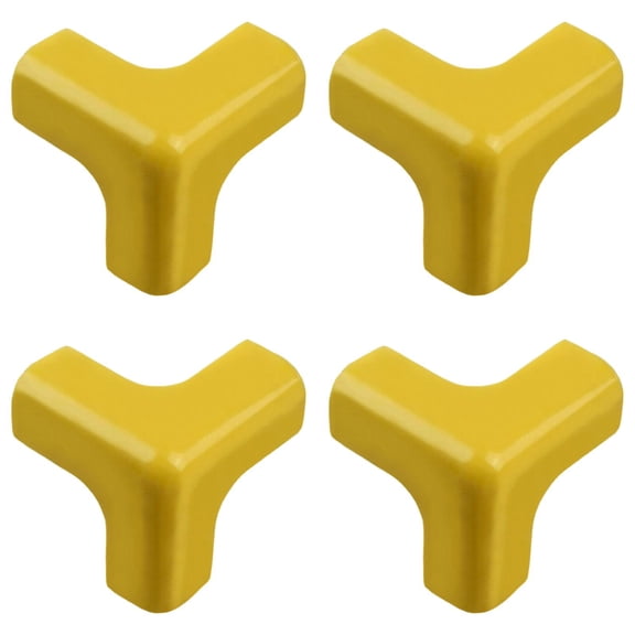 Table Corner Protector Guards 4PCS Silicone Anti Collision Guards - Self Adhesive Bumpers for Furniture Desks Tables and Range Hood, Shock Absorbing Edge Guards for Home Office and Child Safety