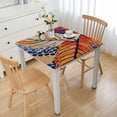 thumbnail image 1 of Table Cover Cotton Decorative Washable Rectangle Tabletop Tablecloths, Kitchen, Wedding, Restaurant &amp; Camping, - Thanksgiving/Christmas, 1 of 7