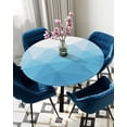 thumbnail image 1 of Table Cover Geometric Triangle Round Rectangular Waterproof Elastic Tablecloth For Kitchen Table Cl, 1 of 5