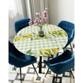 thumbnail image 1 of Table Cover Plant Fruit Orange Round Rectangular Waterproof Elastic Tablecloth For Kitchen Table Cl, 1 of 5