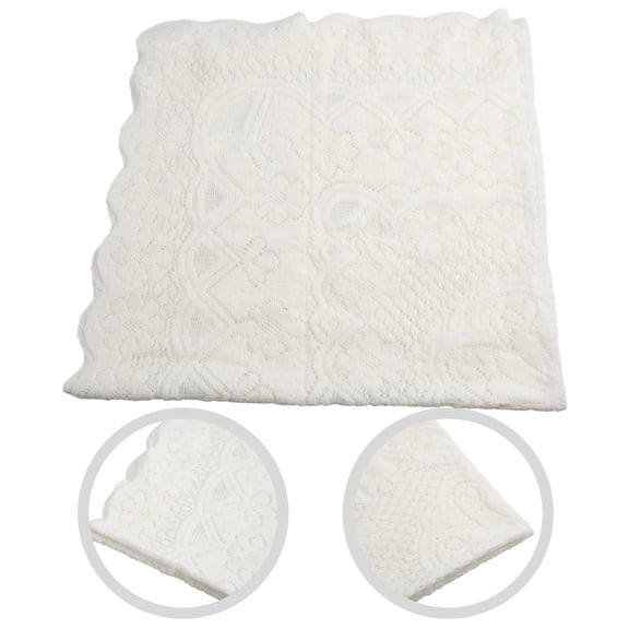 Table Cover Rectangle Tablecloth White Lace Coffee Table Tablecloth Rectangular Table Cover TV Cabinet Home