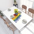 thumbnail image 1 of Table Cover Rectangular Waterproof Glitter LGBT Gay Pride Lesbian Table Cloth 4FT Tablecloth for D, 1 of 5