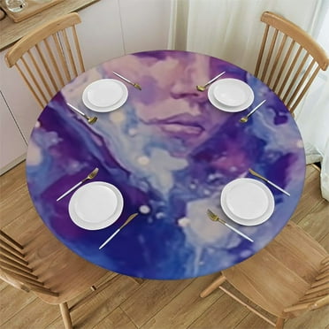 Table Cover Table Cloth Fitted with Elastic Edged
