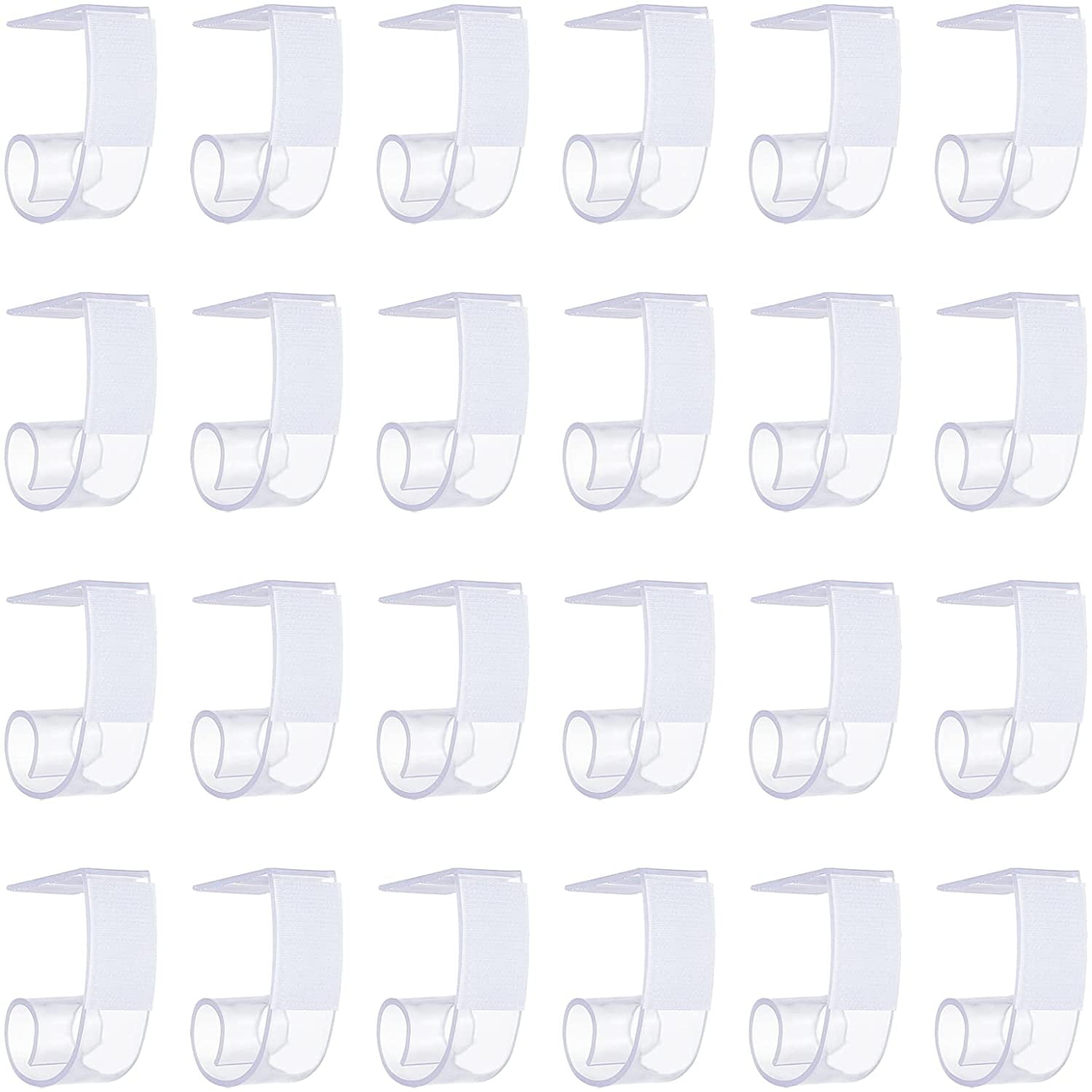 Table Cover Tablecloth Clips Table Skirting Clips with Hook and Loop at ...