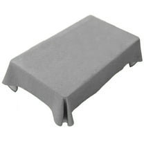 Table Cover Waterproof and Oilproof Table Cover with Scandinavian Design - Imitation Linen Tablecloth for Dining, Placemat in Gray, Multiple Sizes for Easy Maintenance Waterproof Tablecloth