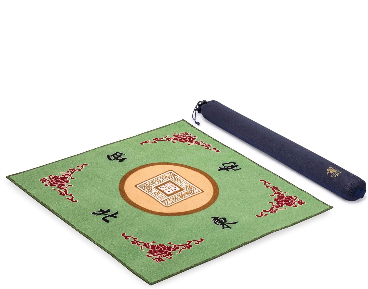 Table Cover for Mahjong, Poker, Card Games, Board Games, Tile Games, and Dominoes - Green, 31.1 Inches