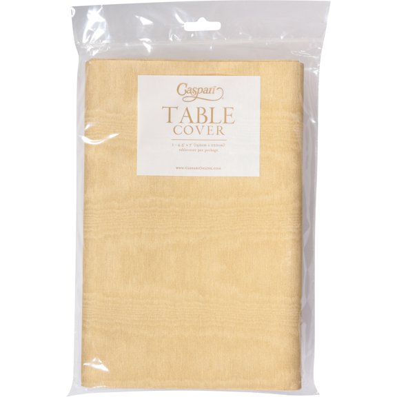 Table Covers Moire 972TCP Gold Tablecover 54x84 inches