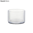 thumbnail image 1 of Table Cups Socks Round Bottom Non-Slip Covers Chair Leg Caps Furniture Feet Silicone Pads 35MM ROUND, 1 of 1