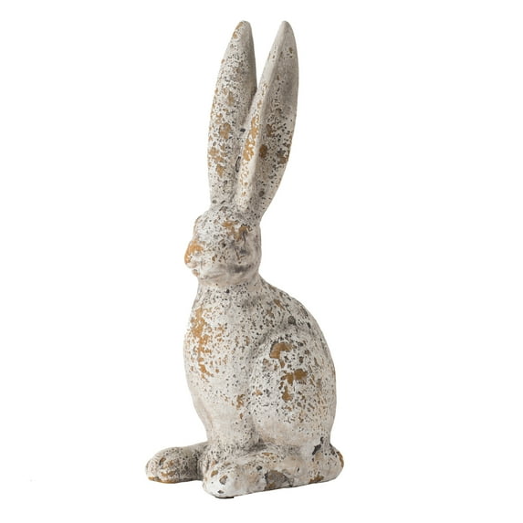 Table Decor - 13"H - Rabbit - Gray