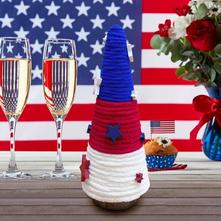 Table Decor American Flag Independence Day Decorative Cone Shaped Table Tray For Memorial Display Usa Flag Table Decor For Living Room