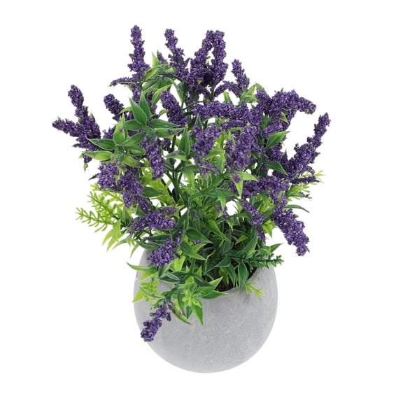 Small Fake Lavender Plants Artificial Pots Indoor Potted