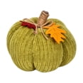 thumbnail image 1 of Table Decor Pumpkins Green Knit Single Piece for Halloween Thanksgiving Fall Home Display, 1 of 6