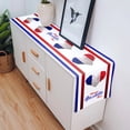 thumbnail image 1 of Table Decor Table Runner France National Day Love Pattern Coffee Table Cover Cloth Wedding Party Restaurant Table Runner, 1 of 3