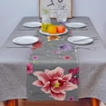 thumbnail image 1 of Table Decor Table Runner Plant Flower Watercolor Pattern Coffee Table Cover Cloth Wedding Party Restaurant Table Runner, 1 of 3
