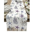 thumbnail image 1 of Table Decor Table Runner Summer Sea Life Beach Pattern Coffee Table Cover Cloth Wedding Party Restaurant Table Runner, 1 of 5