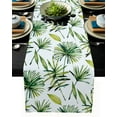 thumbnail image 1 of Table Decor Table Runner Summer Tropical Palm Tree Pattern Coffee Table Cover Cloth Wedding Party Restaurant Table Runner, 1 of 5