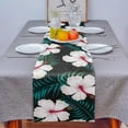 thumbnail image 1 of Table Decor Table Runner Tropical Flower Leaves Tile Pattern Coffee Table Cover Cloth Wedding Party Restaurant Table Runner, 1 of 3