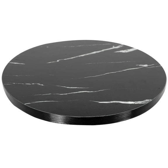 KALLORY Rotating Dinner Plate Tray Wood 1Pack 11.79x11.79in