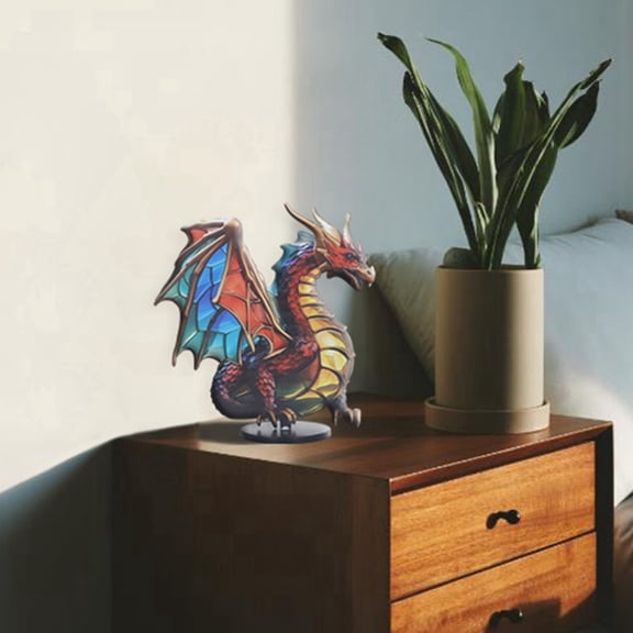 Table Decoration Metal Birds on Branch Desktop Ornaments Desktop Metal Bird Figurine Hummingbird Craft Statue Bird Statue Ornaments For Home Decor, Gift Metal Dragon