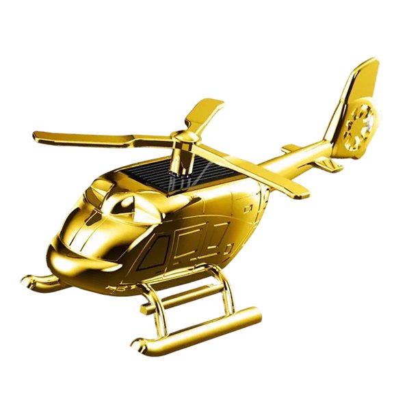 Table Decoration Solar Helicopter Air Purifier Diffuser Ornament Suitable for Car Interior & Enhanced Driving Experience