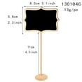 thumbnail image 1 of Table Decoration Wedding Birthday Party Chalkboard Wooden Labels Message Sign Board Wood Message Board Blackboard Table Place Card STYLE 3, 1 of 8