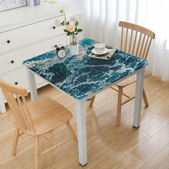 Table Decoration for Party Surface Table Cloth, Landscapes Polyester White Lace Tablecloth Table for Dinner Table Decor