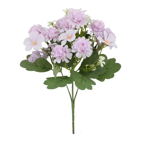 Table Decorations for Living Room Faux Hydrangea Chrysanthemum Bouquet Plant Props 32x18cm Wedding Reception Hotel Table Arrangement Home Decor